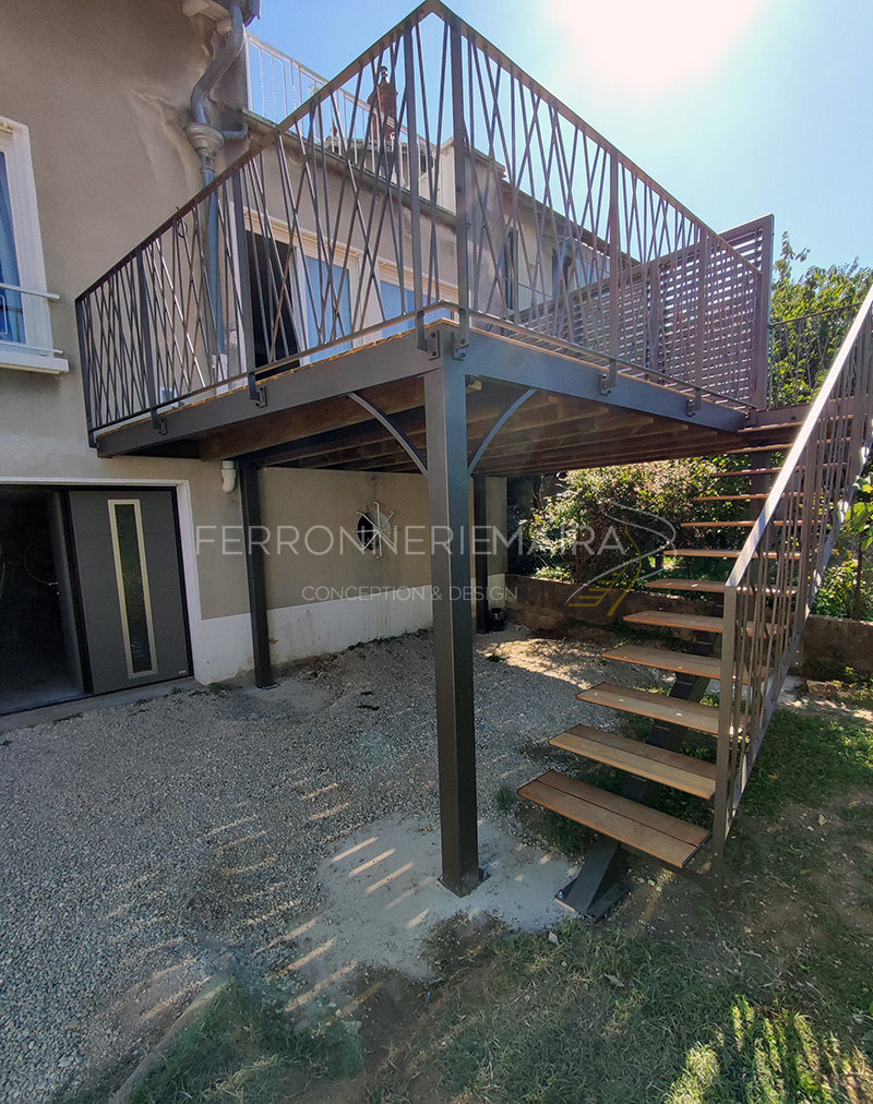 Fabrication de mezzanines terrasses et balcons Lyon